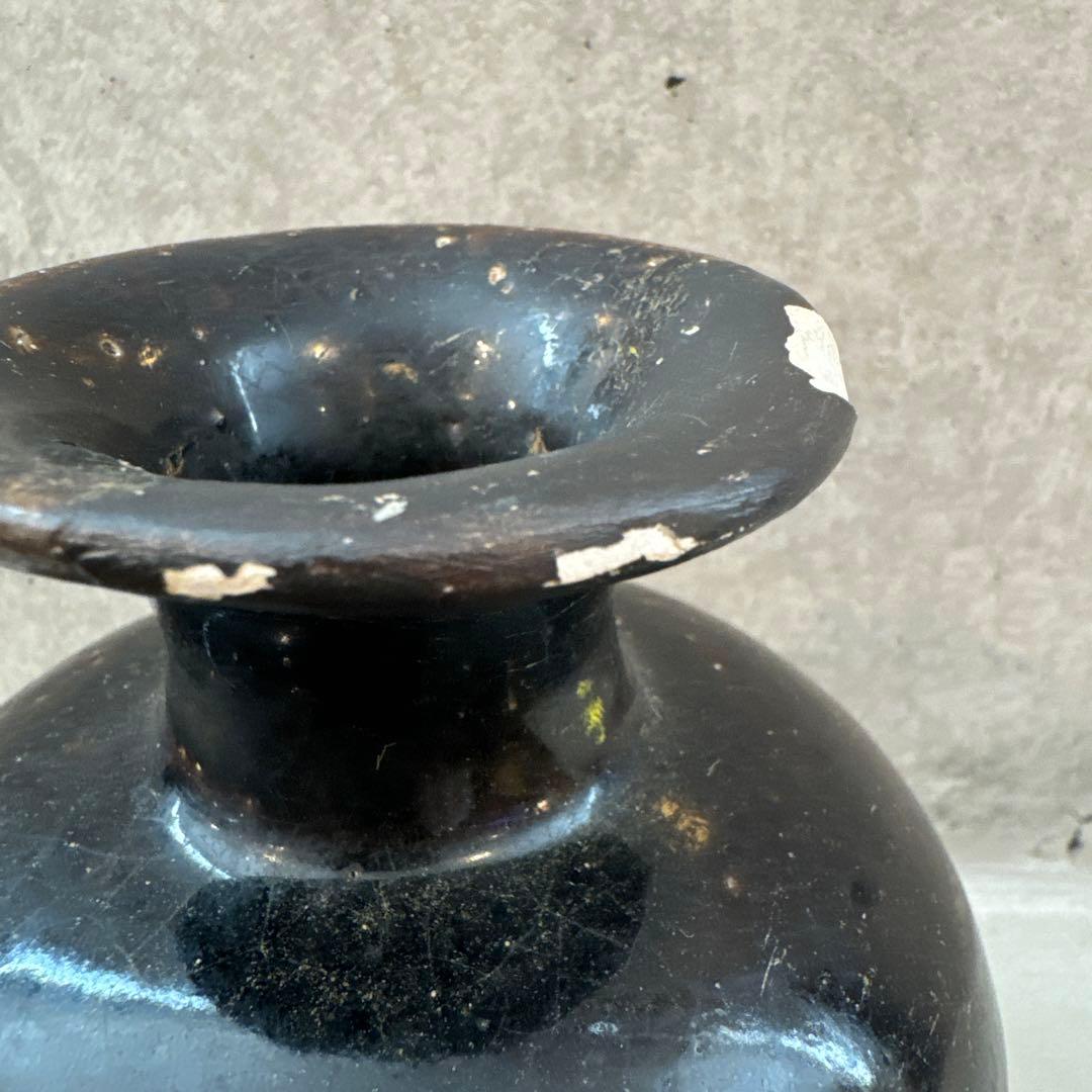 19世紀.壺屋焼.髪油壺