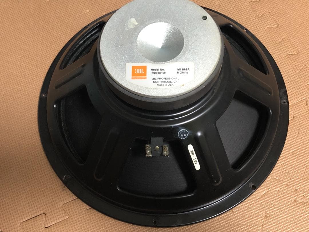 JBL M115-8A USA ウーハー 15インチ JBL 2本 中古現状