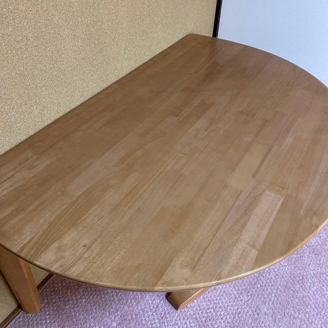 カリモク　Chitano 半円ダイニングテーブル