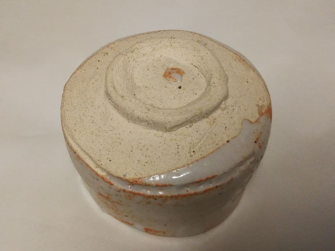 加藤景秋作　志野茶盌　共箱有