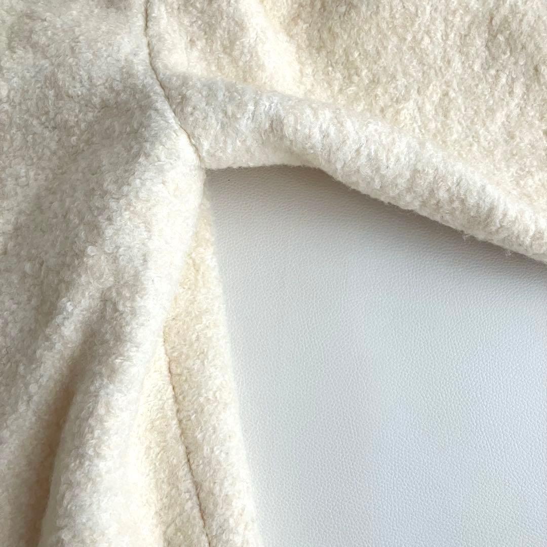 美品✨【GANNI】 ガニー FENN オーバーサイズ コート アイボリー