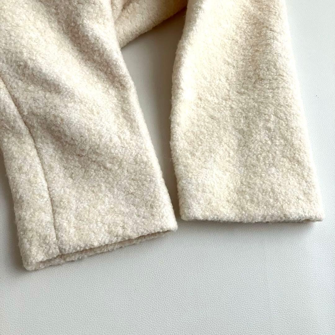 美品✨【GANNI】 ガニー FENN オーバーサイズ コート アイボリー