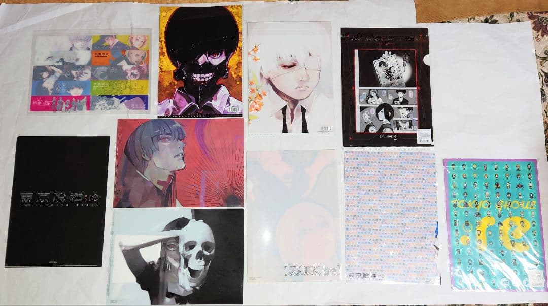 東京喰種　クリアしおり&クリアファイルセット
