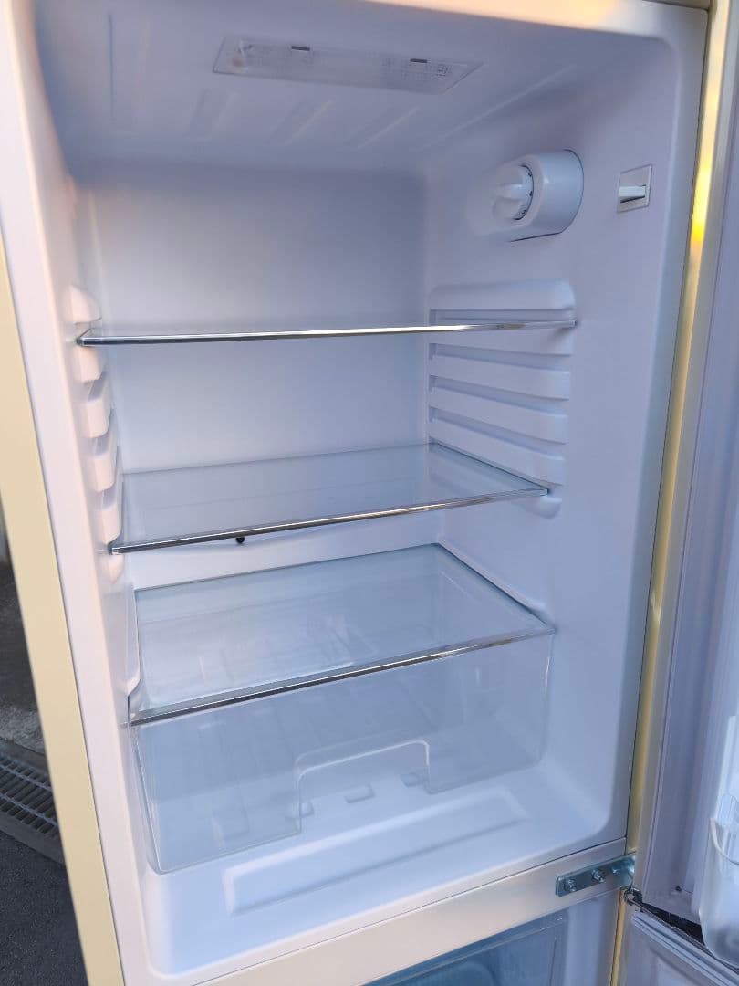 関東限 条件で無料配 24年 レトロ冷蔵庫 レトロ風冷蔵庫 レトロデザイン冷蔵庫