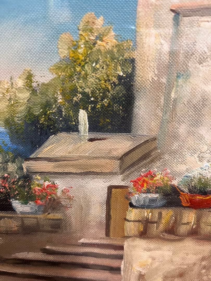 酒井健吉 油彩画 手描き 貴重 作者サイン