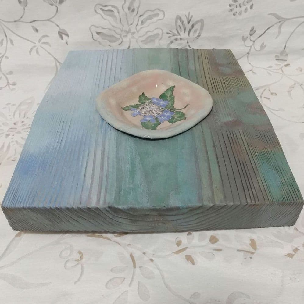 萩焼 南明寺窯 壁掛け 額 皿 外国人作家 ベアティル・ぺアソン