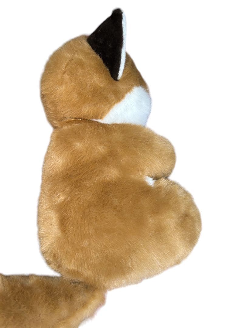 ヴィンテージ/北海道　きつね　大きなふわふわぬいぐるみ