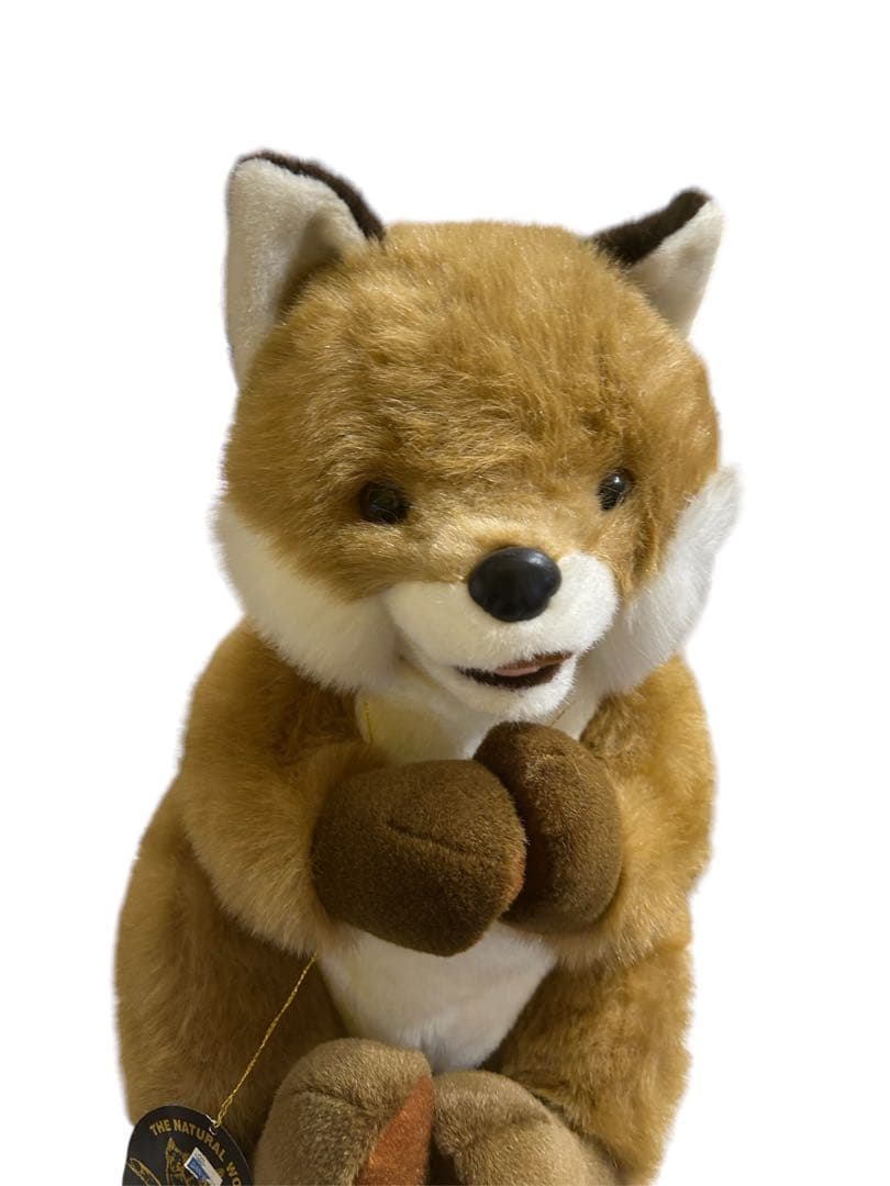 ヴィンテージ/北海道　きつね　大きなふわふわぬいぐるみ