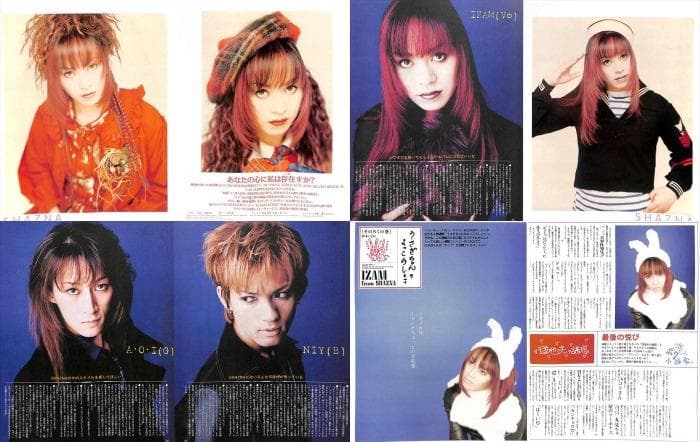 SHAZNA シャズナ 切り抜き 350P ほぼ欠けなし貴重インディーズ～