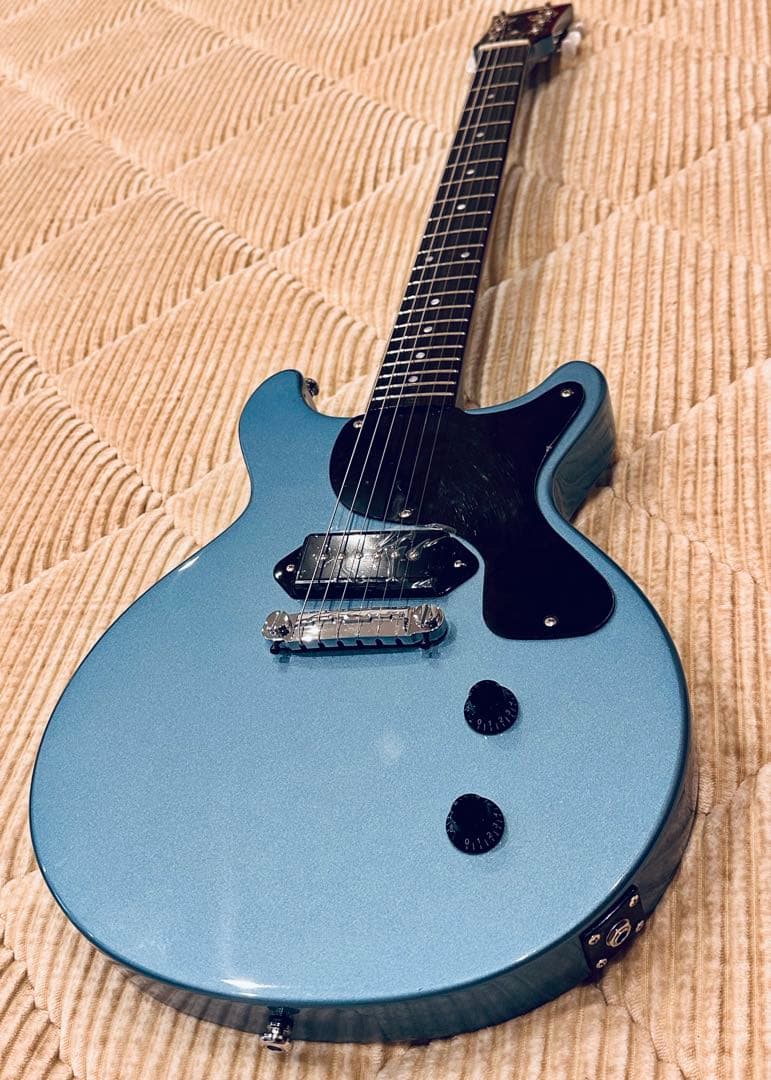 【送料込み】レスポールジュニアタイプPelham Blue ぼっちざろっく!