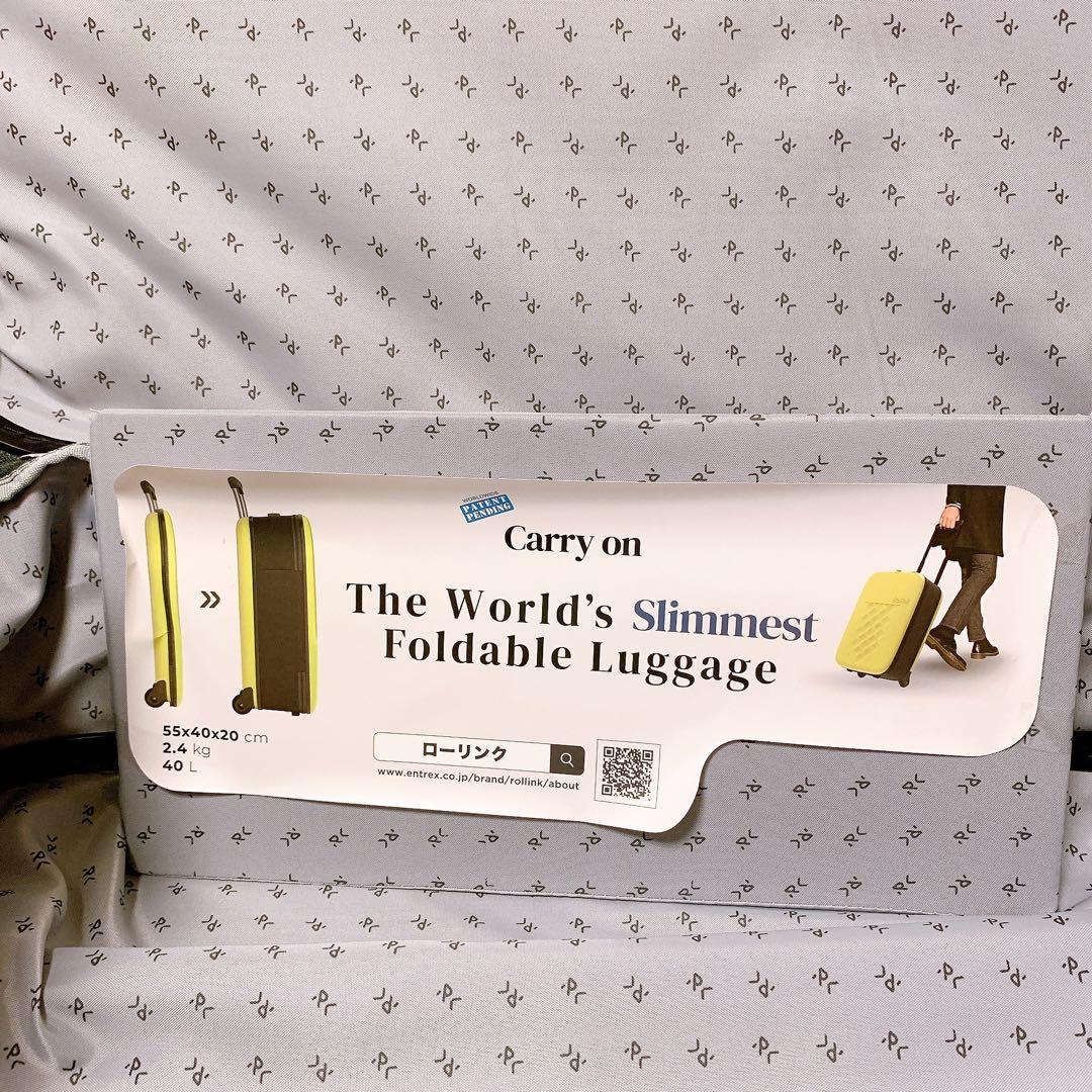 新品未使用　Rollink キャリーカート グレー