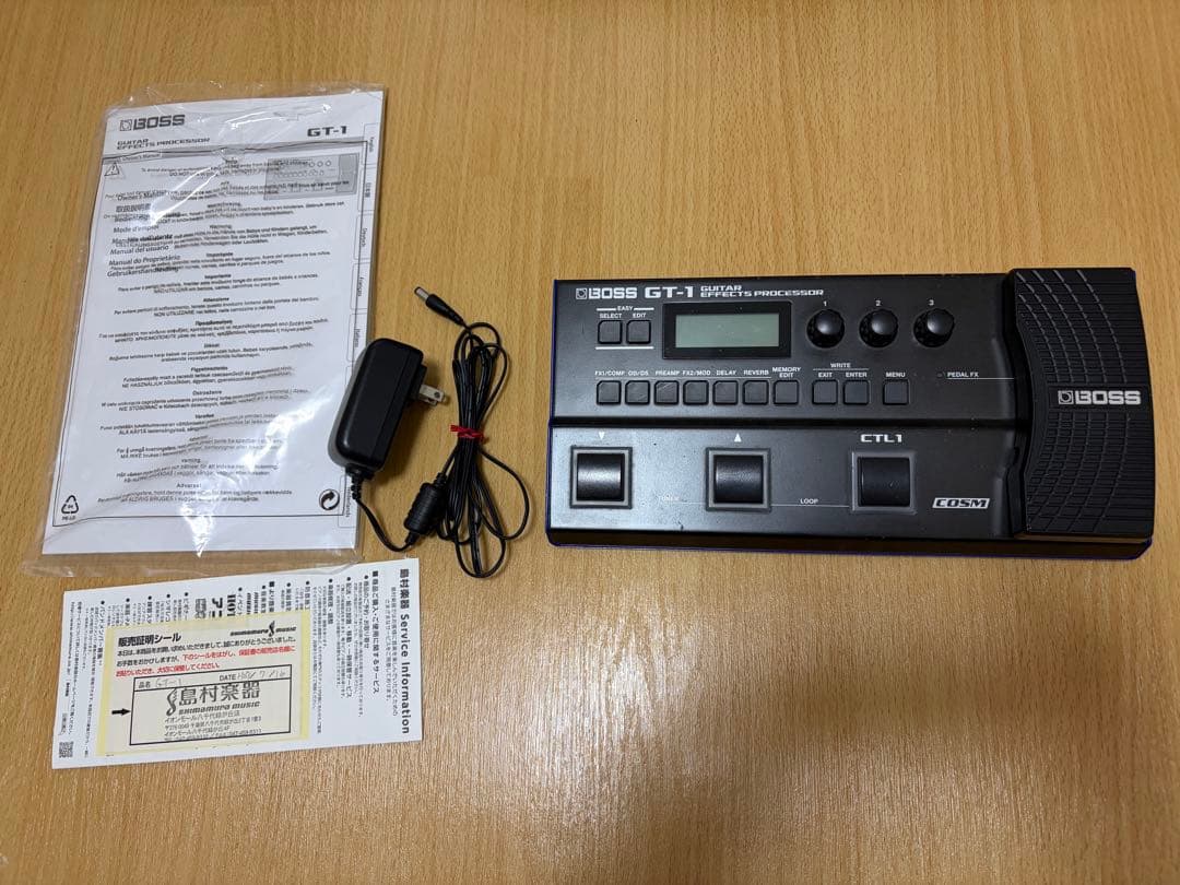BOSS GT-1 デジタルギターエフェクター 本体