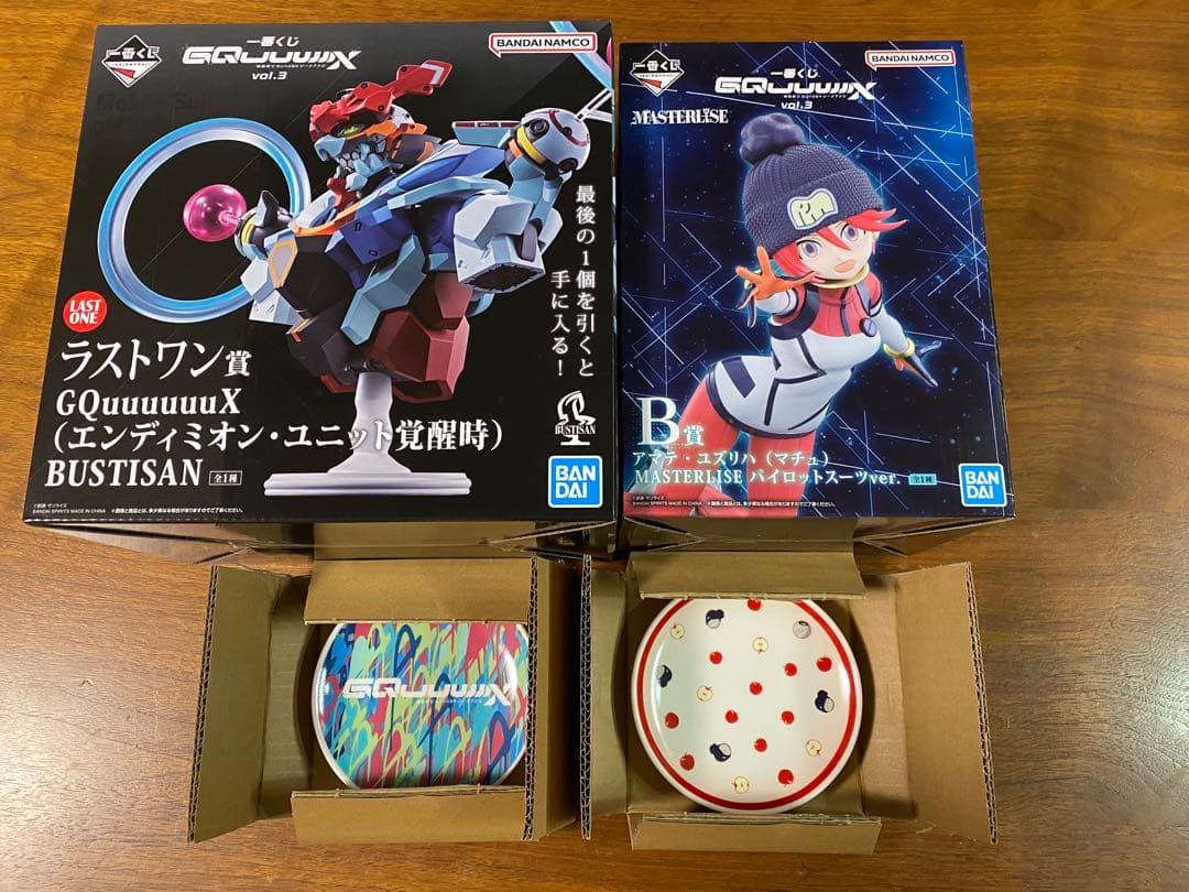 一番くじ　ジークアクス　B賞　ラストワン賞　E賞　フィギュア　プレート