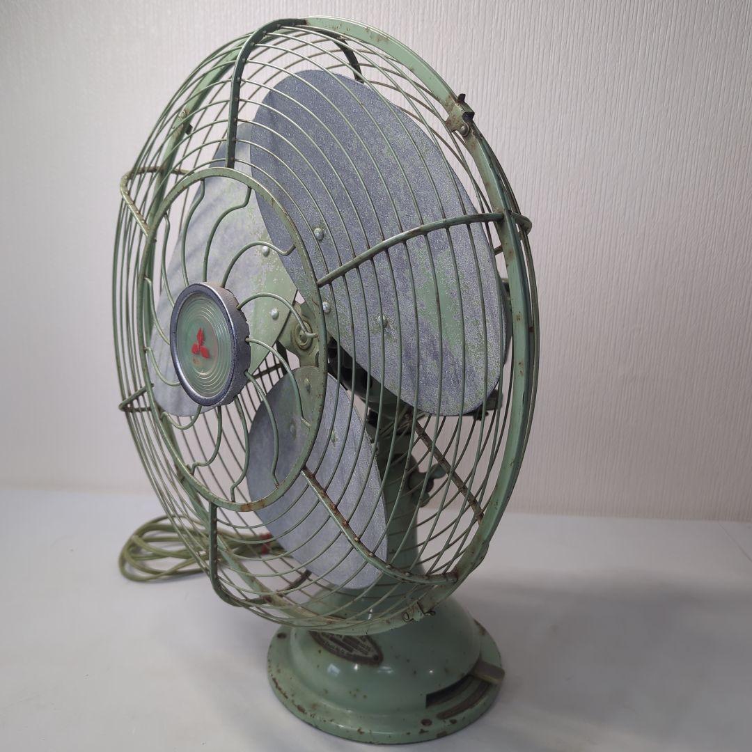 MITSUBISHI 三菱電機 扇風機　昭和レトロ　ヴィンテージ　3枚羽根　希少