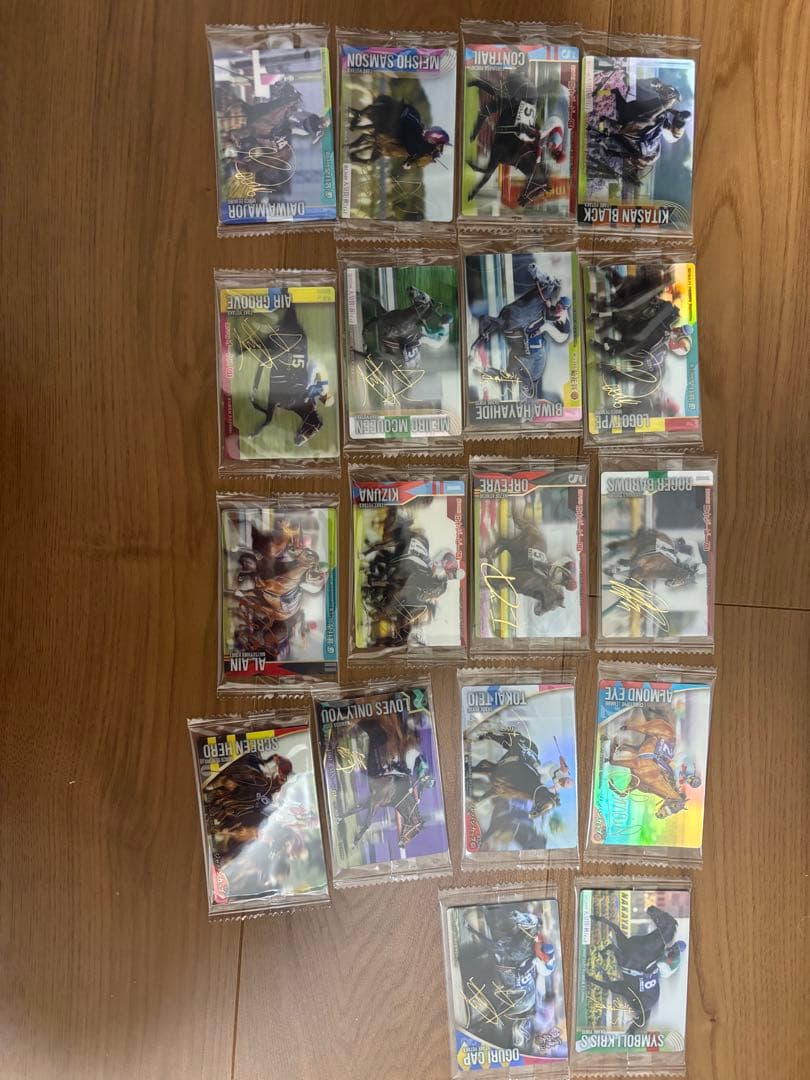 サラブレッドホースコレクション ツインウエハース 第2R サイン入り　18枚