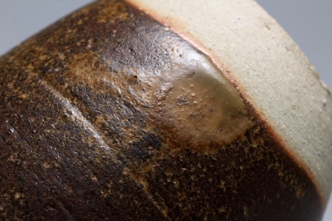 曹東憲　茶入　共箱　茶入れ　古美術品　骨董品　【正一古美術】