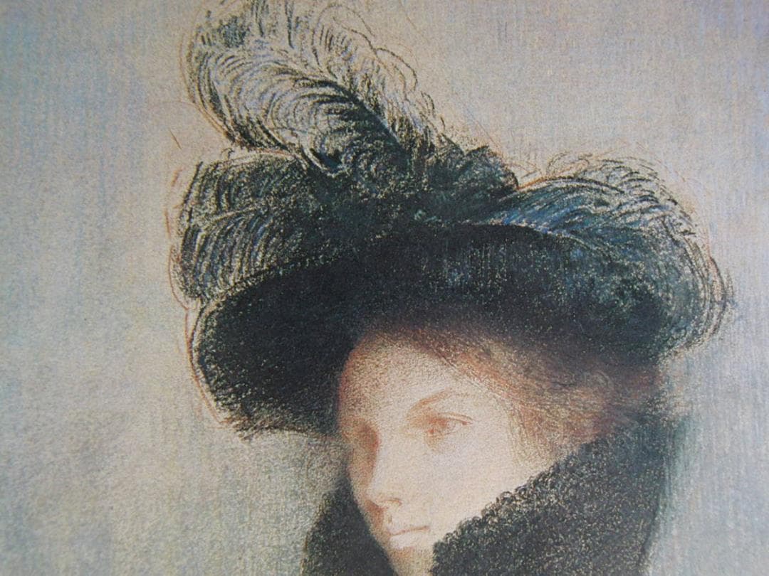 オディロン・ルドン、【マリー・ボトキン：アストラカンのコート】