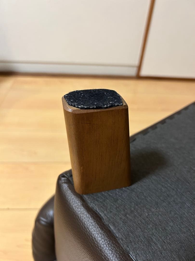 カリモク　オットマン 本革♪美品！