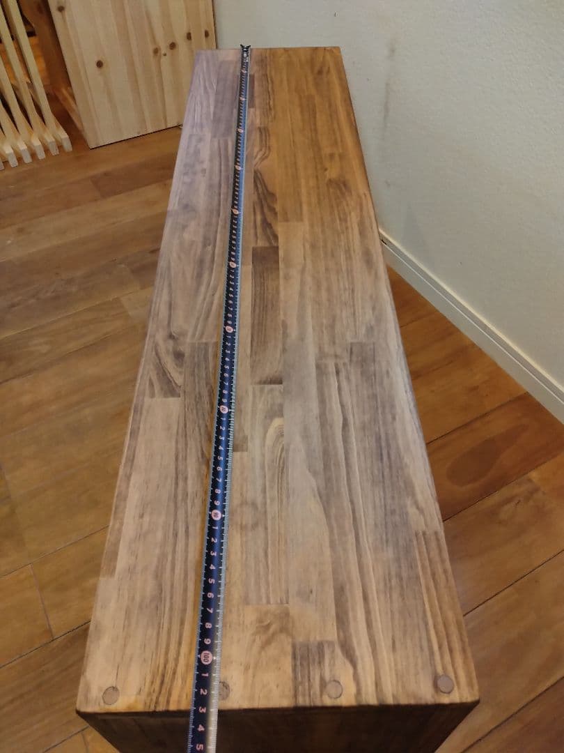 木製　ハンドメイド　オーダー　コの字　サイドテーブル　テレビ台　水槽台