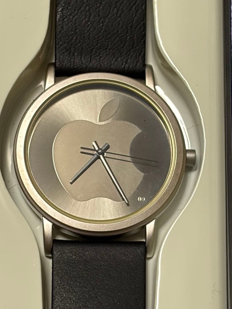 【未使用】Apple アップルロゴ 腕時計 クォーツ　セイコー製