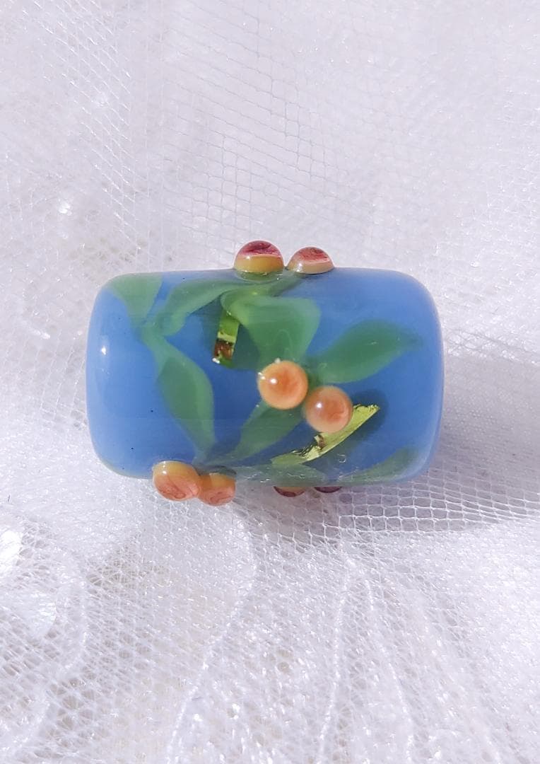 吉田正子トンボ玉（捌）　ガラス玉に込めた日本画　和のこころ　癒しの伝統美術