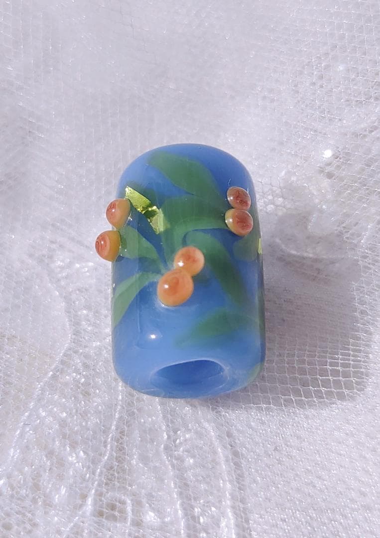 吉田正子トンボ玉（捌）　ガラス玉に込めた日本画　和のこころ　癒しの伝統美術