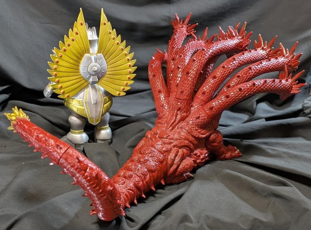 「ヤマトタケル」ヤマタノオロチ＋ウツノイクサガミ（バンダイ）ソフビフィギュア