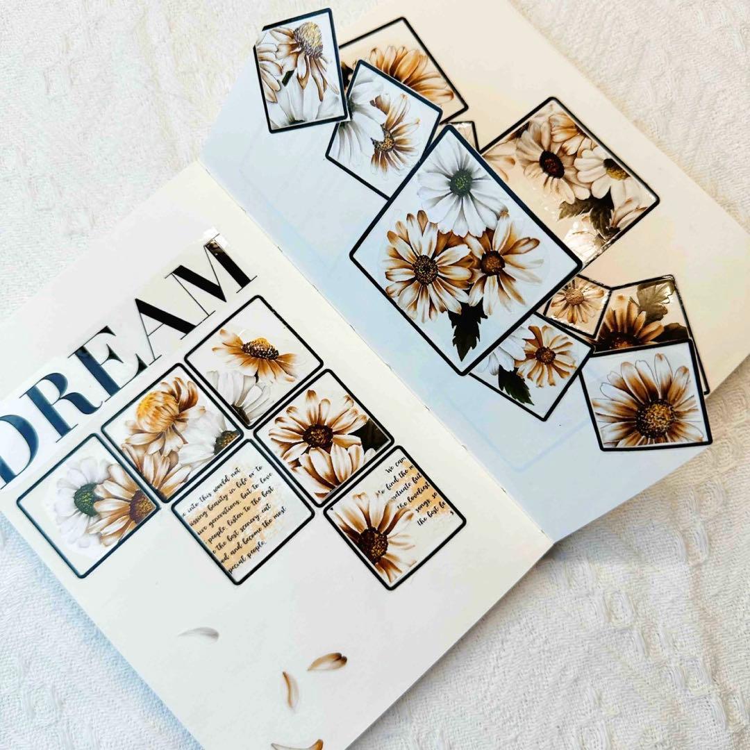 ⭐️SALE⭐️ 繁花文创《暮时菊》海外マスキングテープ　マステ 【2655】