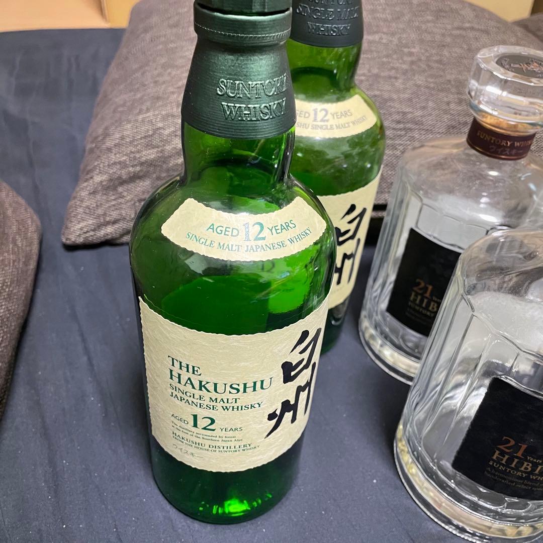 サントリー【響21年2本含む】空瓶6本セット 未洗浄 空ボトル SUNTORY