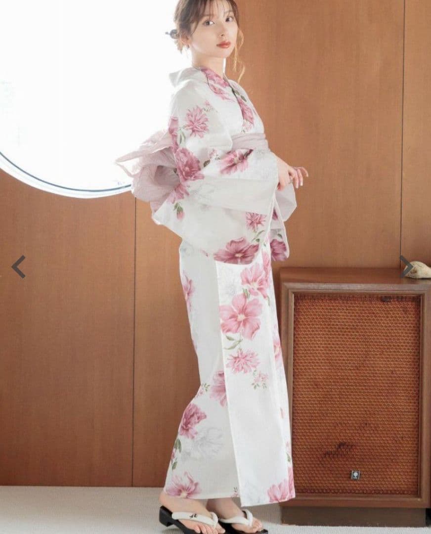 Dita 浴衣 【朱風の花重ね】 2025 浴衣5点セット