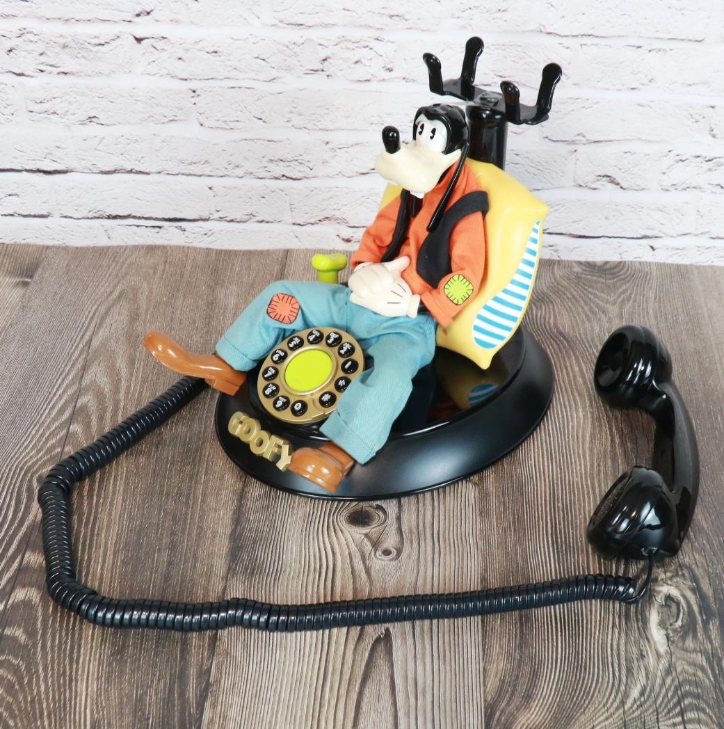 【ヴィンテージ】ディズニー　グーフィーの電話　美品