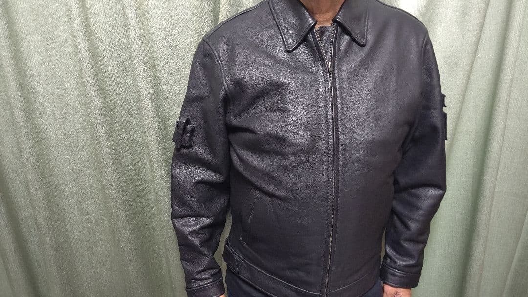 ジオン本革ライダースジャケット