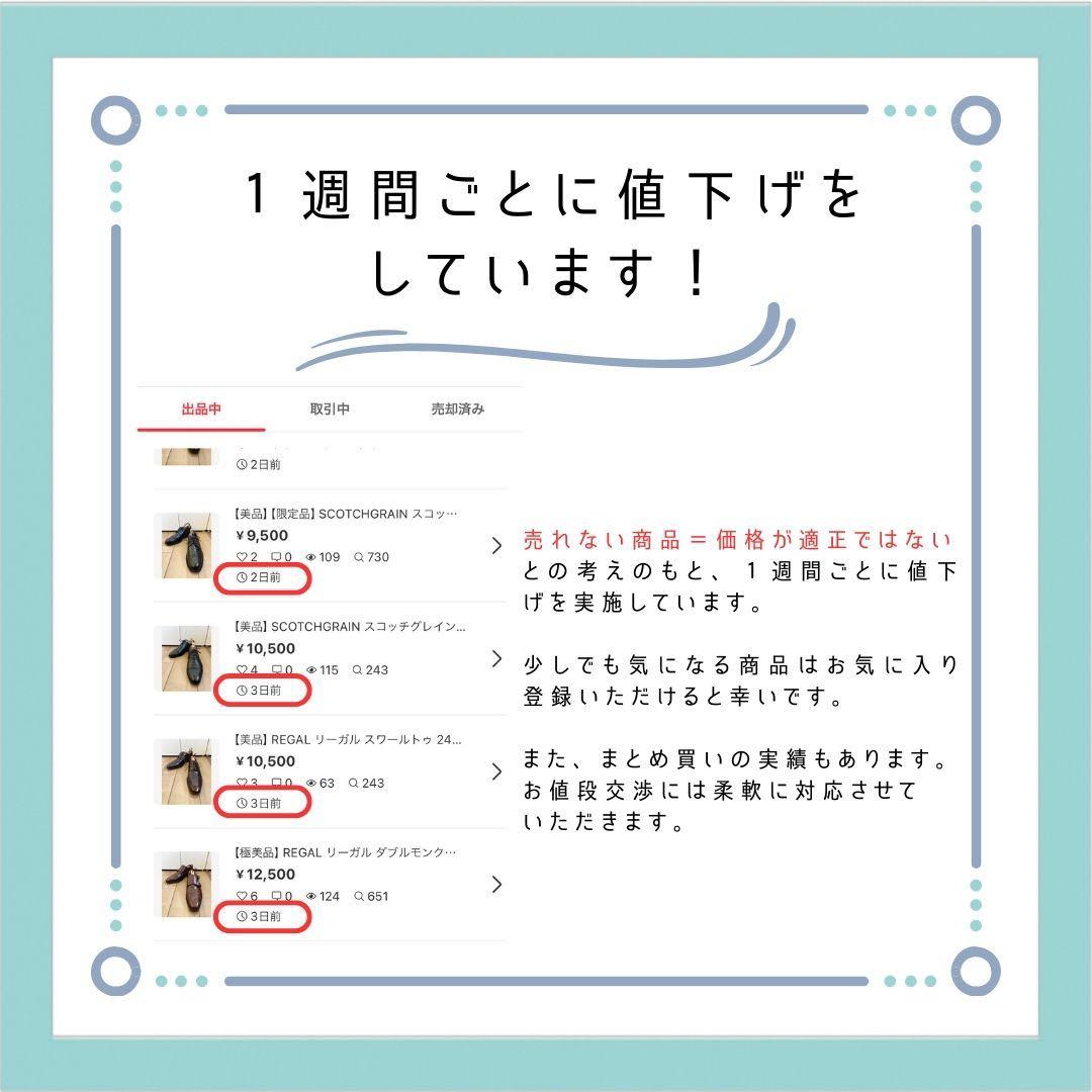 【美品】SCOTCHGRAIN スコッチグレイン ダブルモンク 24.5