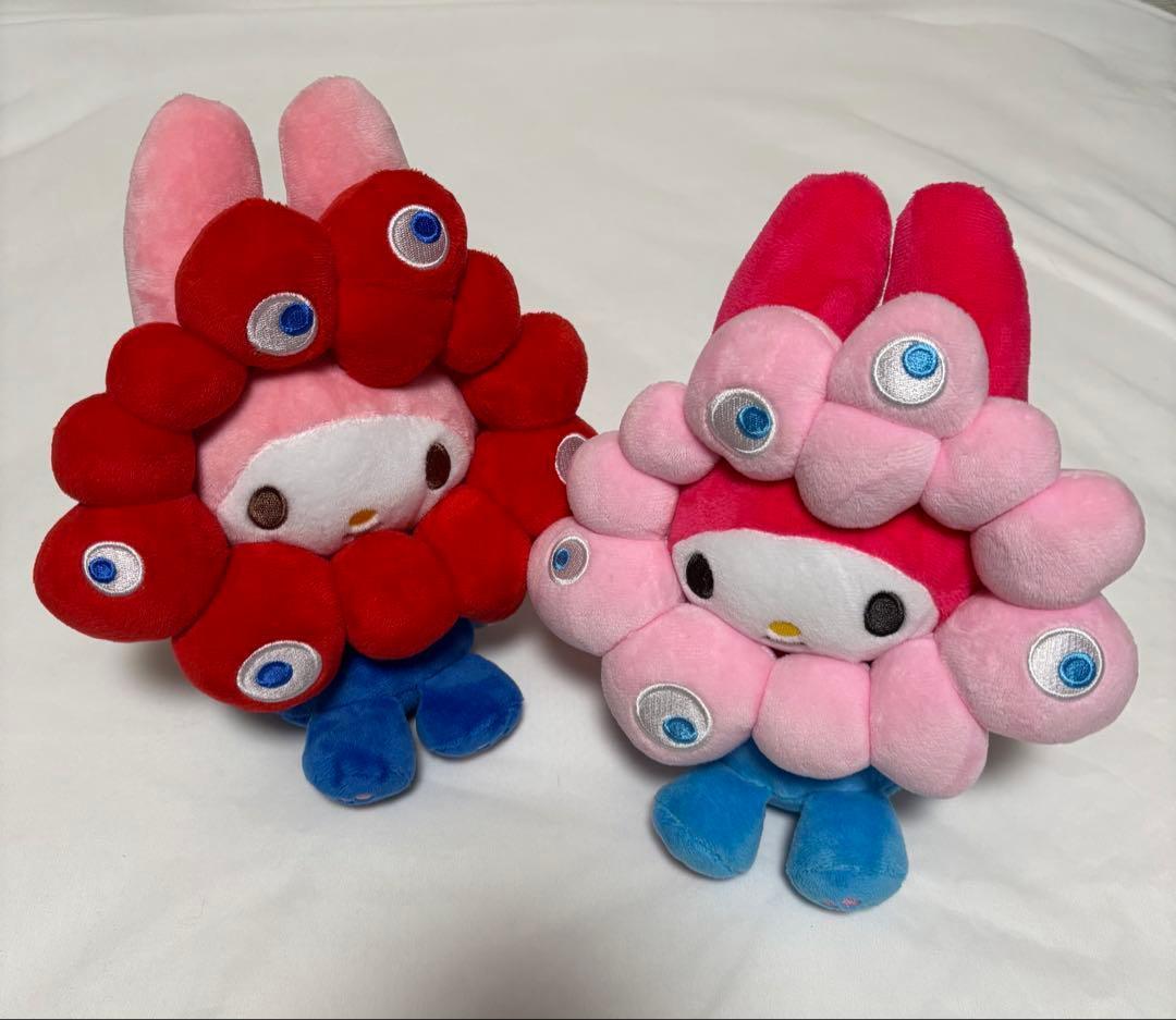 サンリオ ミャクミャク なりきり マイメロディ 万博ぬいぐるみ Mセット