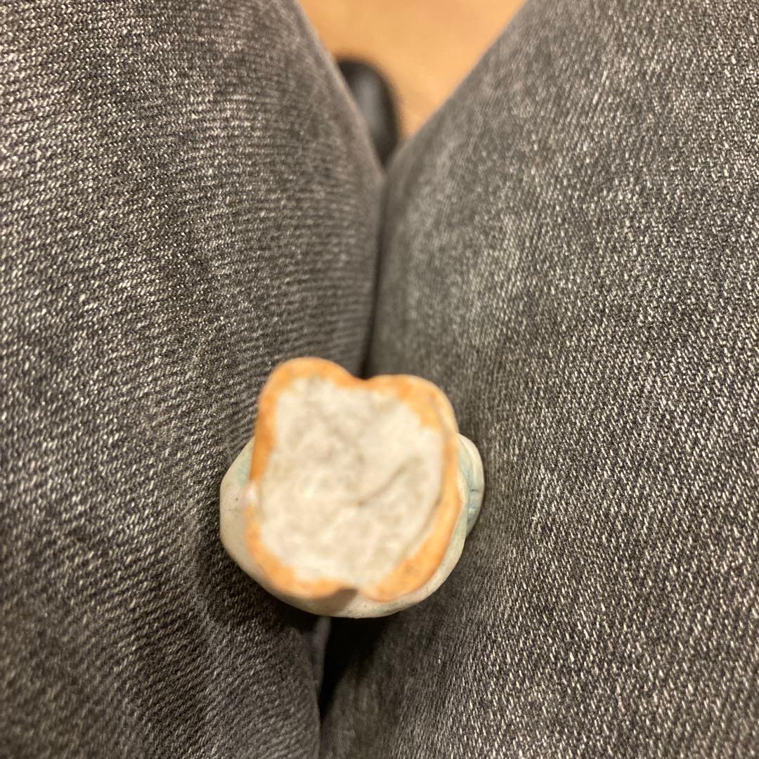 陶器製人形 約10cm ビスクドール　フランス製