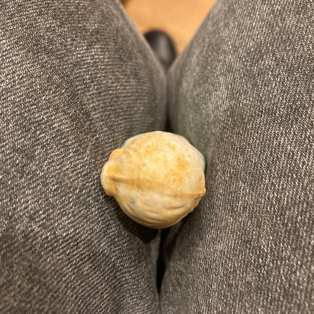 陶器製人形 約10cm ビスクドール　フランス製