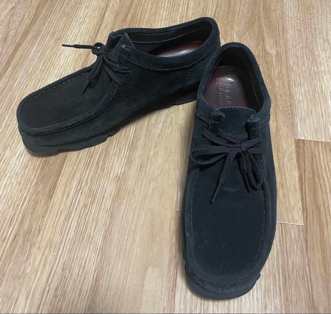 EU42 Clarks wallabee GTX クラークス　ワラビー　ブラック