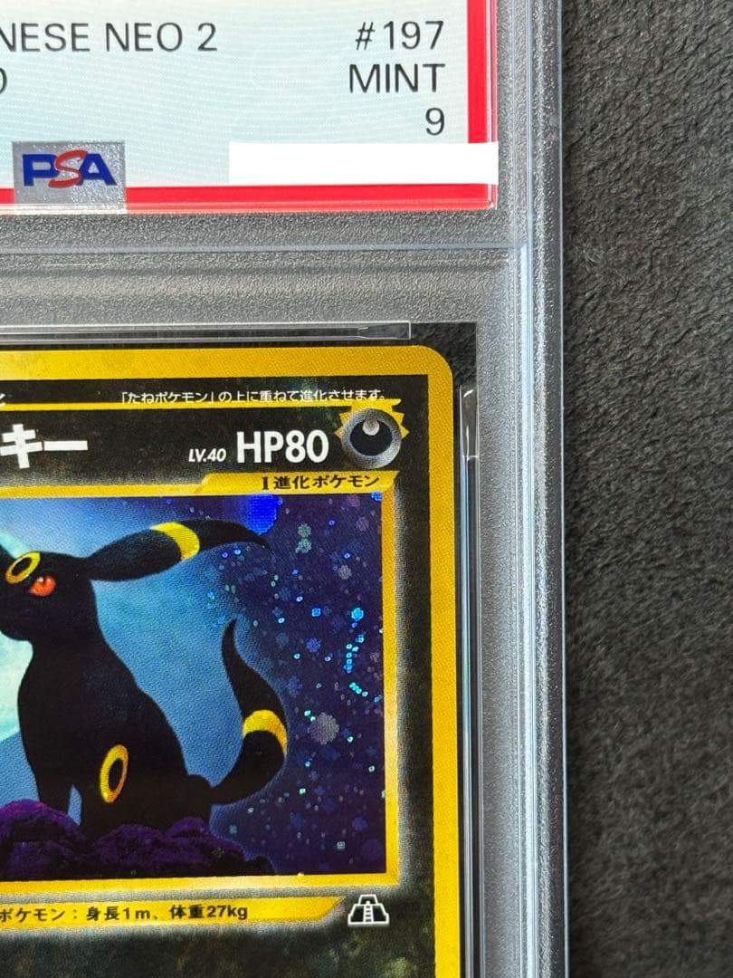 【PSA9】ブラッキー　旧裏