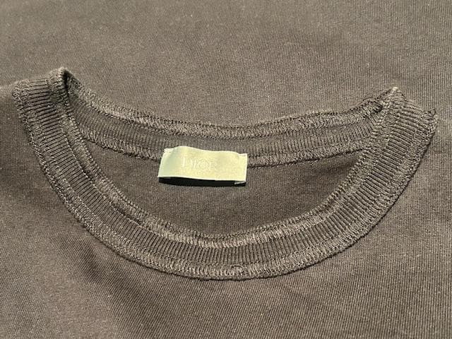 ♪送料無料★DIOR × sacai★名作コラボ★Tシャツ★異素材構築★黒★S♪