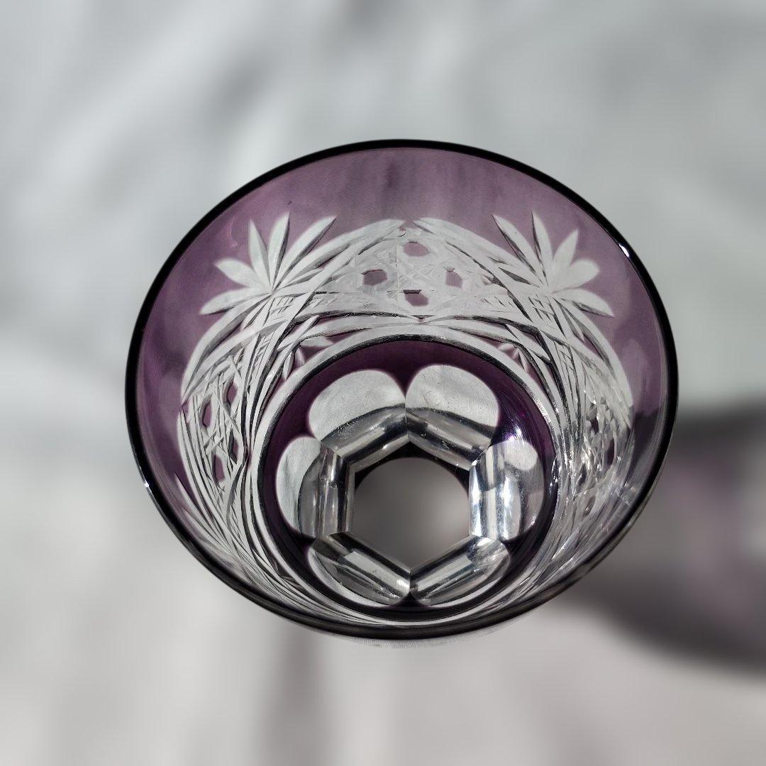 【新品未使用】薩摩切子ワイングラス