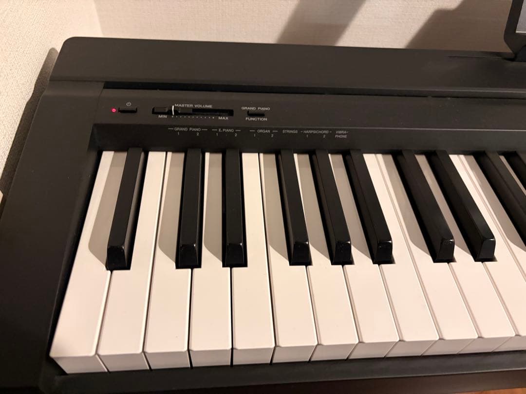 2021年製 YAMAHA電子ピアノP-45B ブラック&専用スタンドL-85