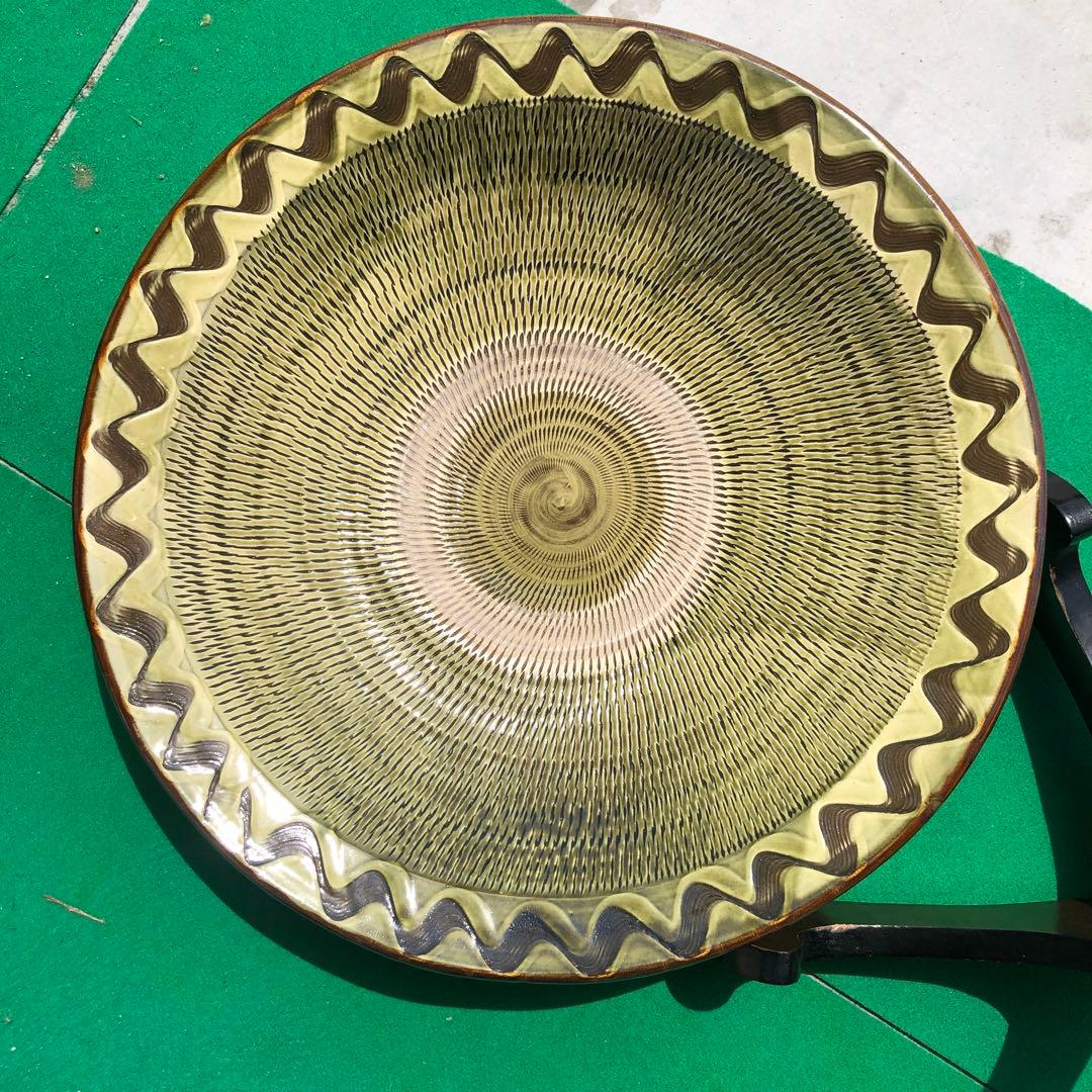 小鹿田焼　大皿　陶芸