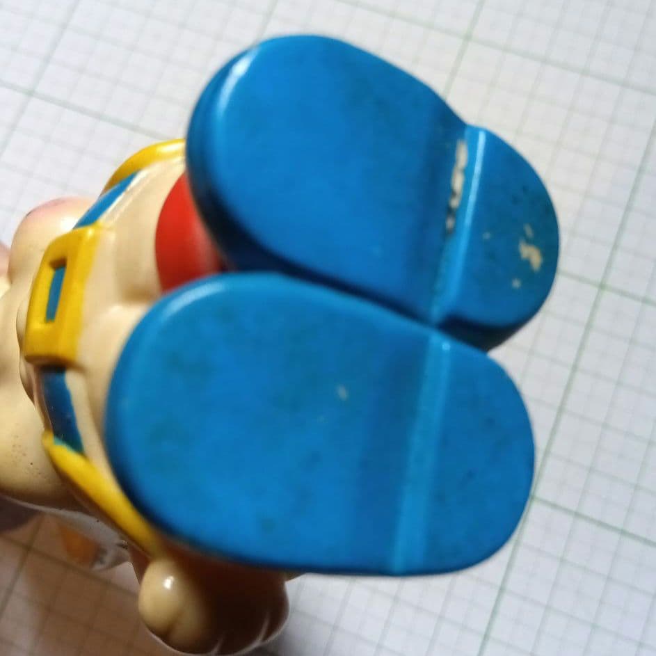 長靴をはいた猫　ソフトビニール人形　貯金箱　昭和レトロ　ソフビ