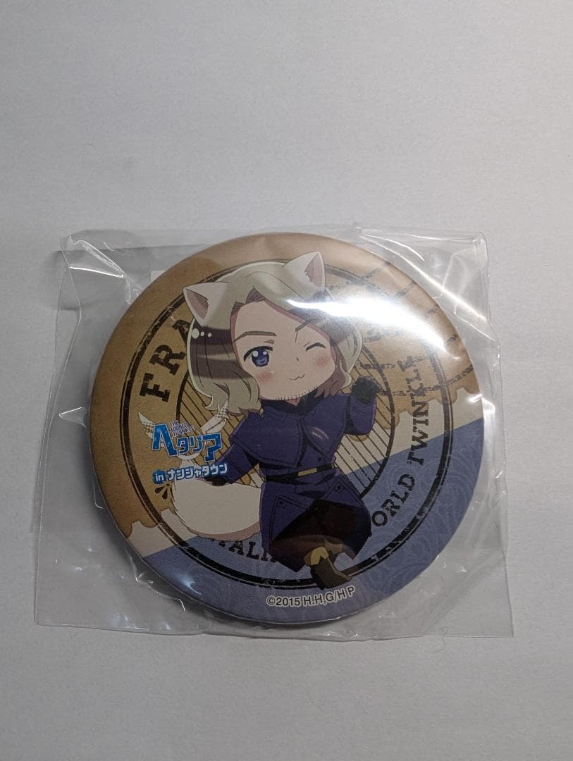 【未開封】ヘタリア ナンジャタウンコラボ 猫耳缶バッジ 9点セット