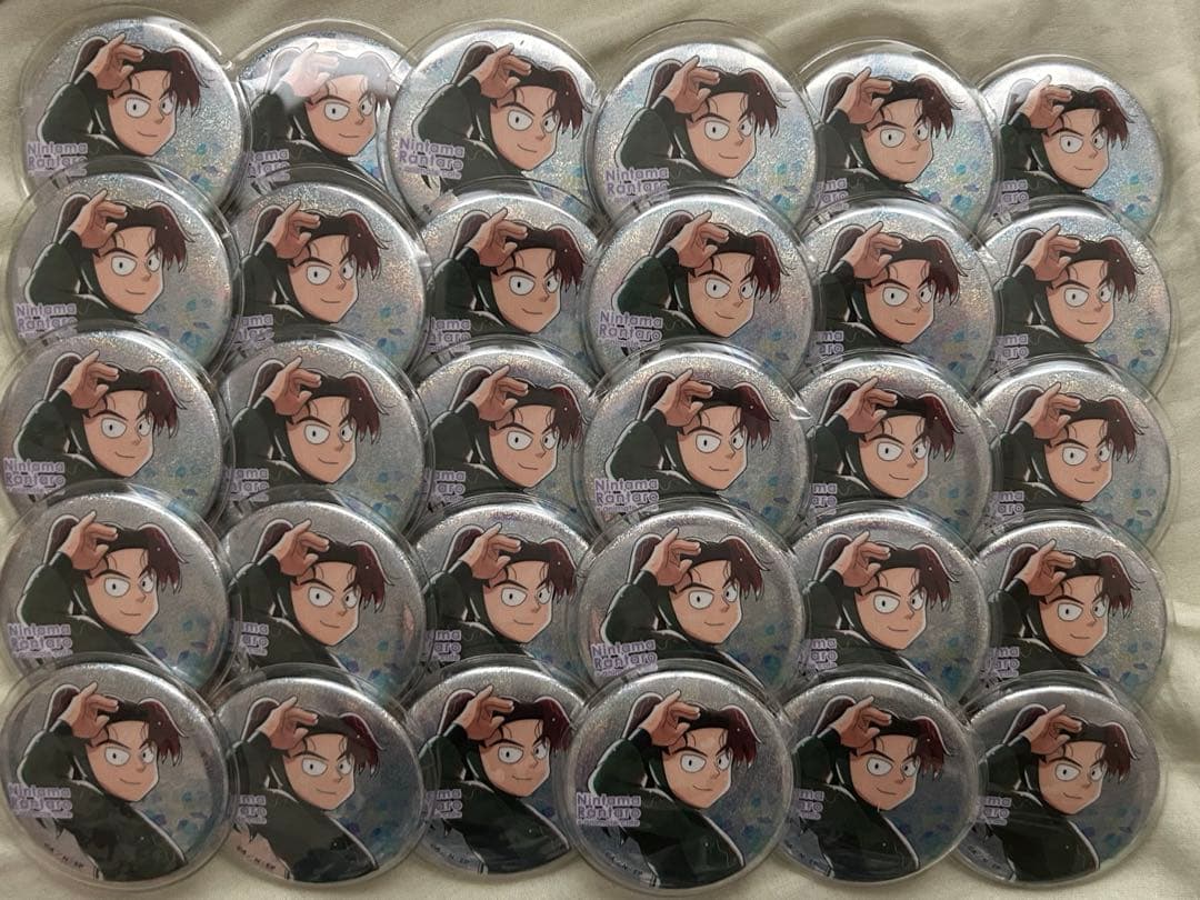 忍たま乱太郎 山田利吉 アニカフェ 梅雨の日 缶バッジ