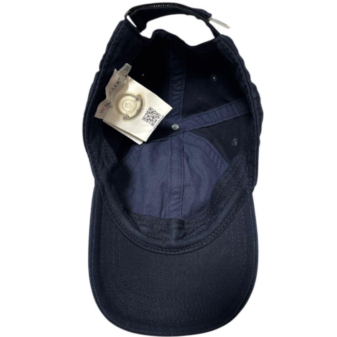 MONCLER ネイビーキャップ キッズ(大人着用可サイズ) M