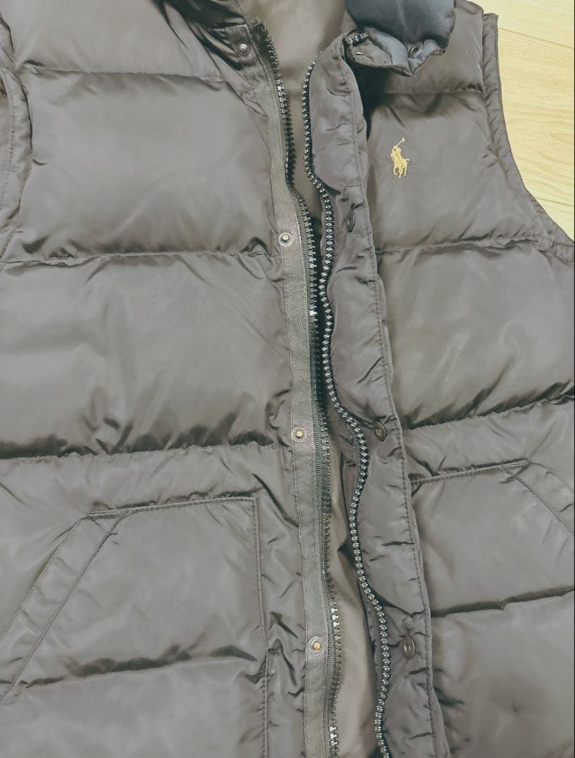 ラルフローレン ダウンベスト 黒 Mサイズ