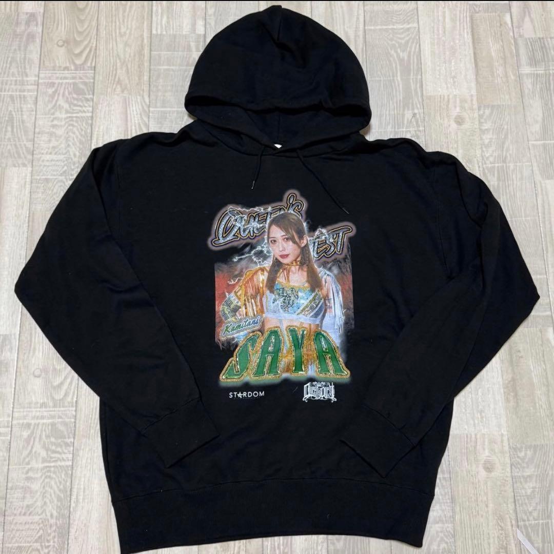 スターダム 上谷沙弥 QUEENS QUEST パーカー XL