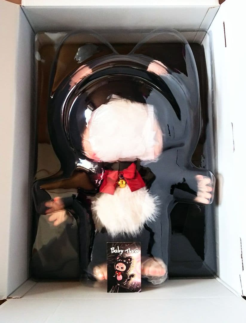 正規品 babythree 1000% 2代目 丸目 大人気 黒猫 ぬいぐるみ