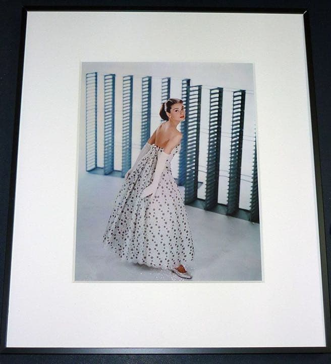 写真 オードリー ヘプバーン 額縁入り 映画パリの恋人